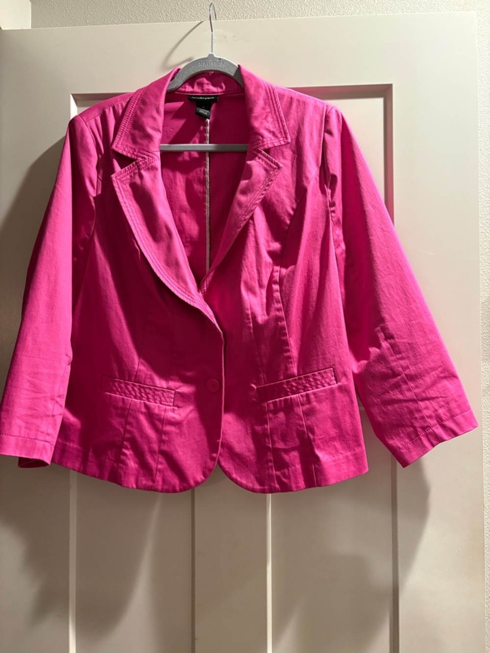Lane Bryant Hot Pink Women's Blazer Jacket - Size 18 - Vibrant, HOT, Stretch